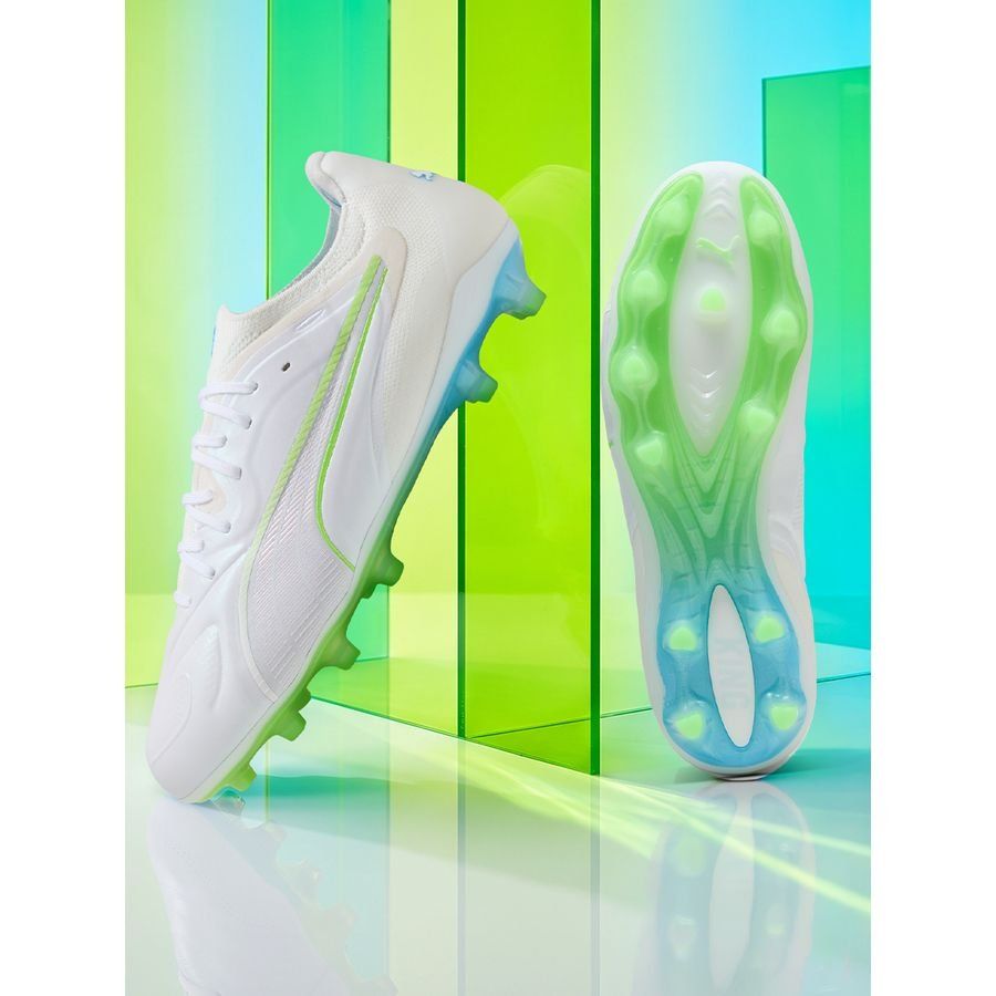 Crampons King 20 Ultimate Elite FG/AG White Pack - Blanc