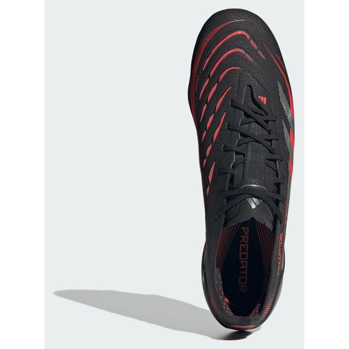 Crampons Predator Elite Fold-over Tongue AG Stealth Victory - Noir/Gris/Lucid Red