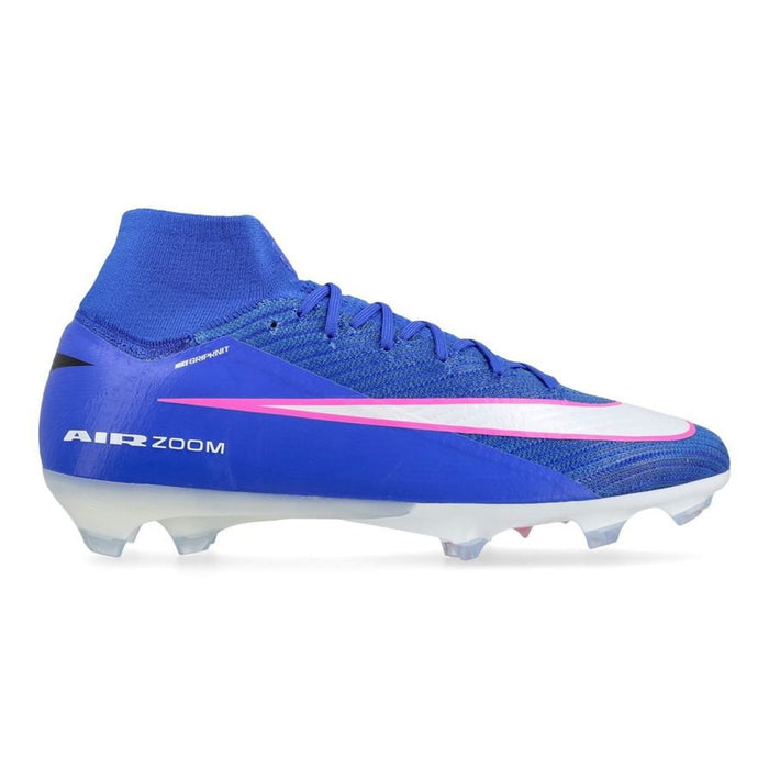 Crampons Air Zoom Mercurial Superfly 10 Elite FG Attack Pack - Bleu / Argent / Blanc