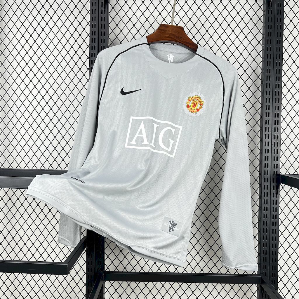 Maillot Manchester United Retro Gardien 2007/2008 Manches Longues