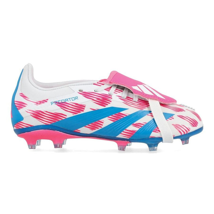 Crampons Predator Elite Fold-over Tongue SG Reemergence - Blanc/Bleu/Rose