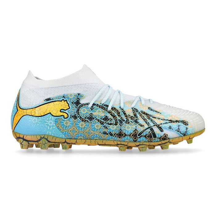 Crampons Future 9 Ultimate Elite MG Playmaker - Blanc ÉDITION LIMITÉE