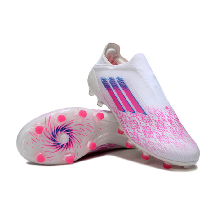 Crampons F50 Laceless Sparkfusion Elite FG/AG Trinity - Blanc/Rose