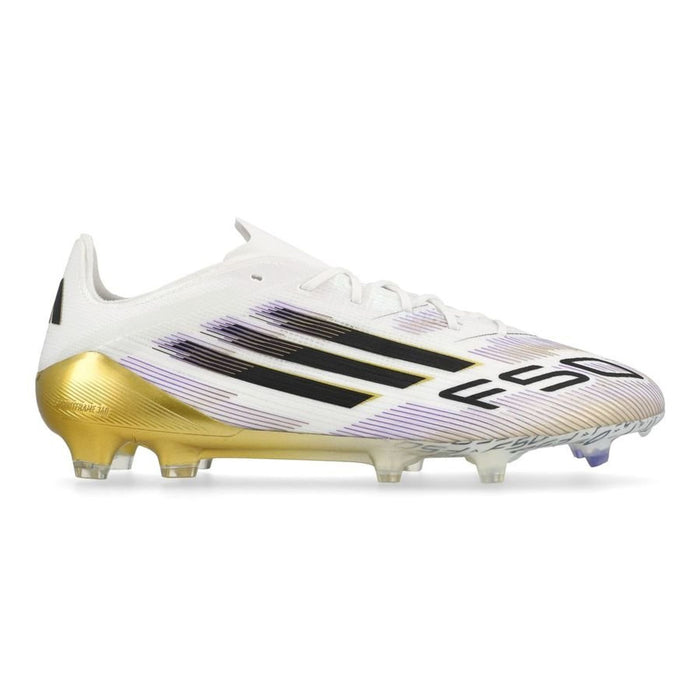 Crampons F50 Elite Lacets FG Road to Glory - Blanc/Noir/Doré