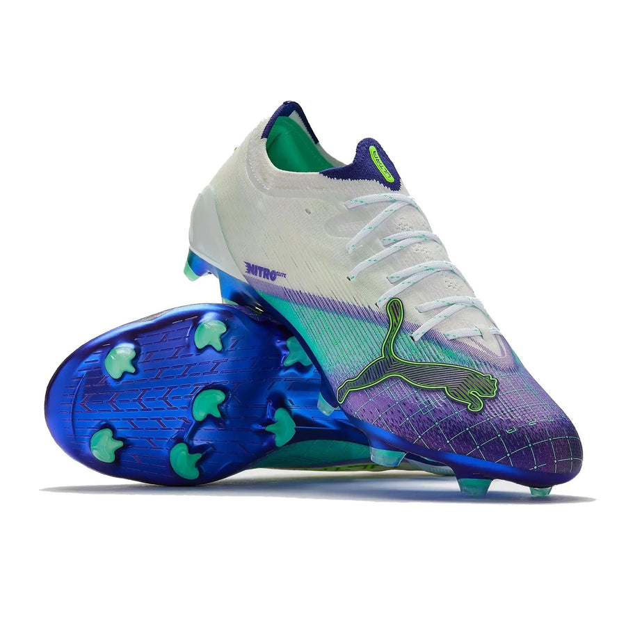 Crampons Ultra Nitro 7 Ultimate Elite FG Hyper Rush - Blanc/Violet