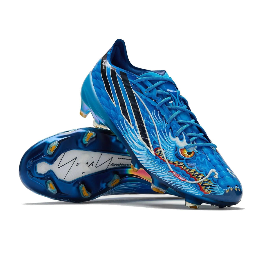 Crampons F50 Hyperfast Elite FG x Y-3 - Bleu/Noir