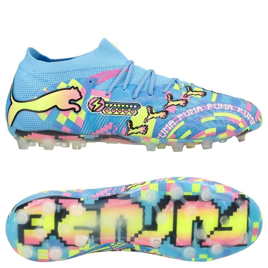Crampons Future 9 Ultimate Elite MG Level Up - Bleu ÉDITION LIMITÉE