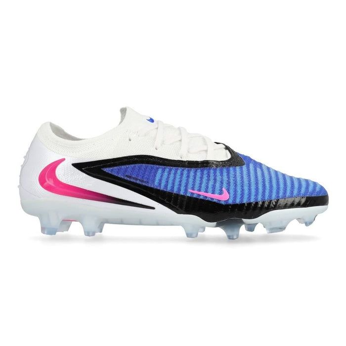 Crampons Phantom 6 Elite Low Cut FG Attack Pack - Bleu / Blanc / Noir / Rose