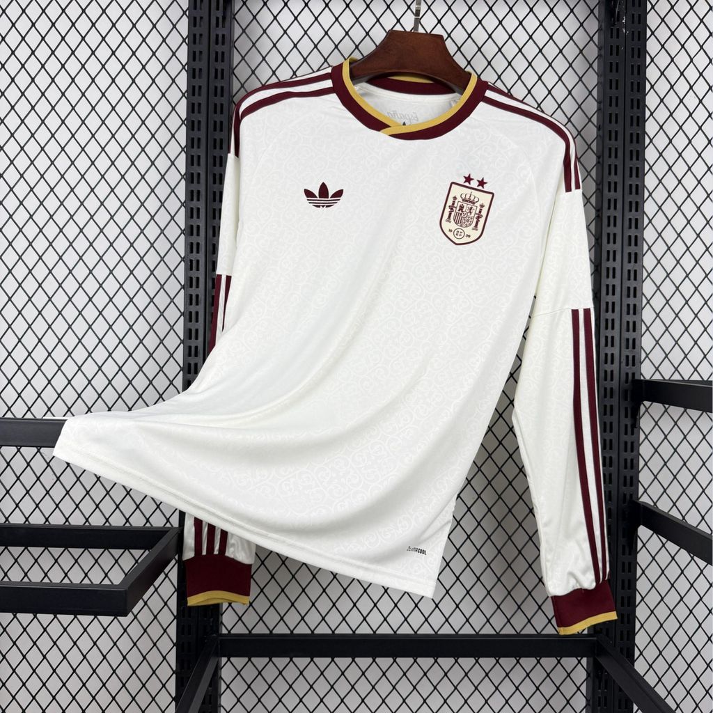 Maillot Espagne Extérieur 2 Étoiles 2026/2027 Manches Longues