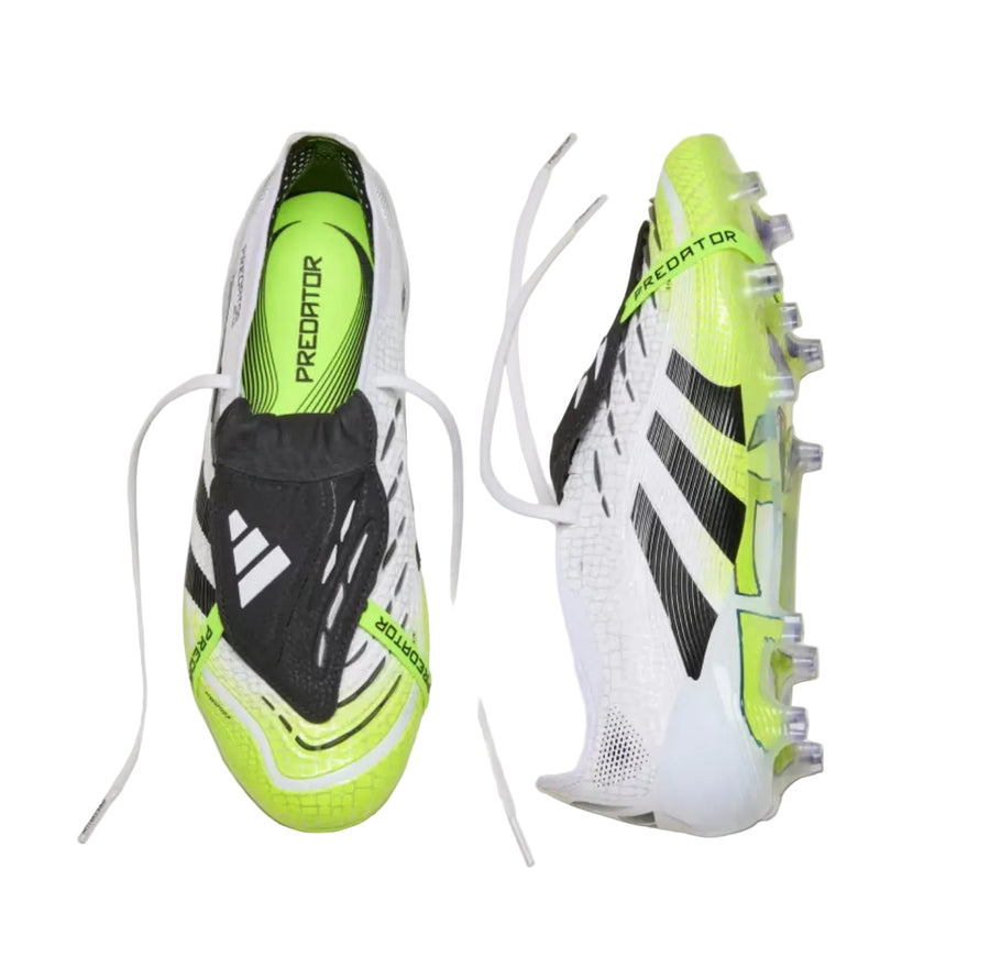 Crampons Predator Elite Fold-over Tongue SG Radiant Blaze - Blanc/Noir/Fluo