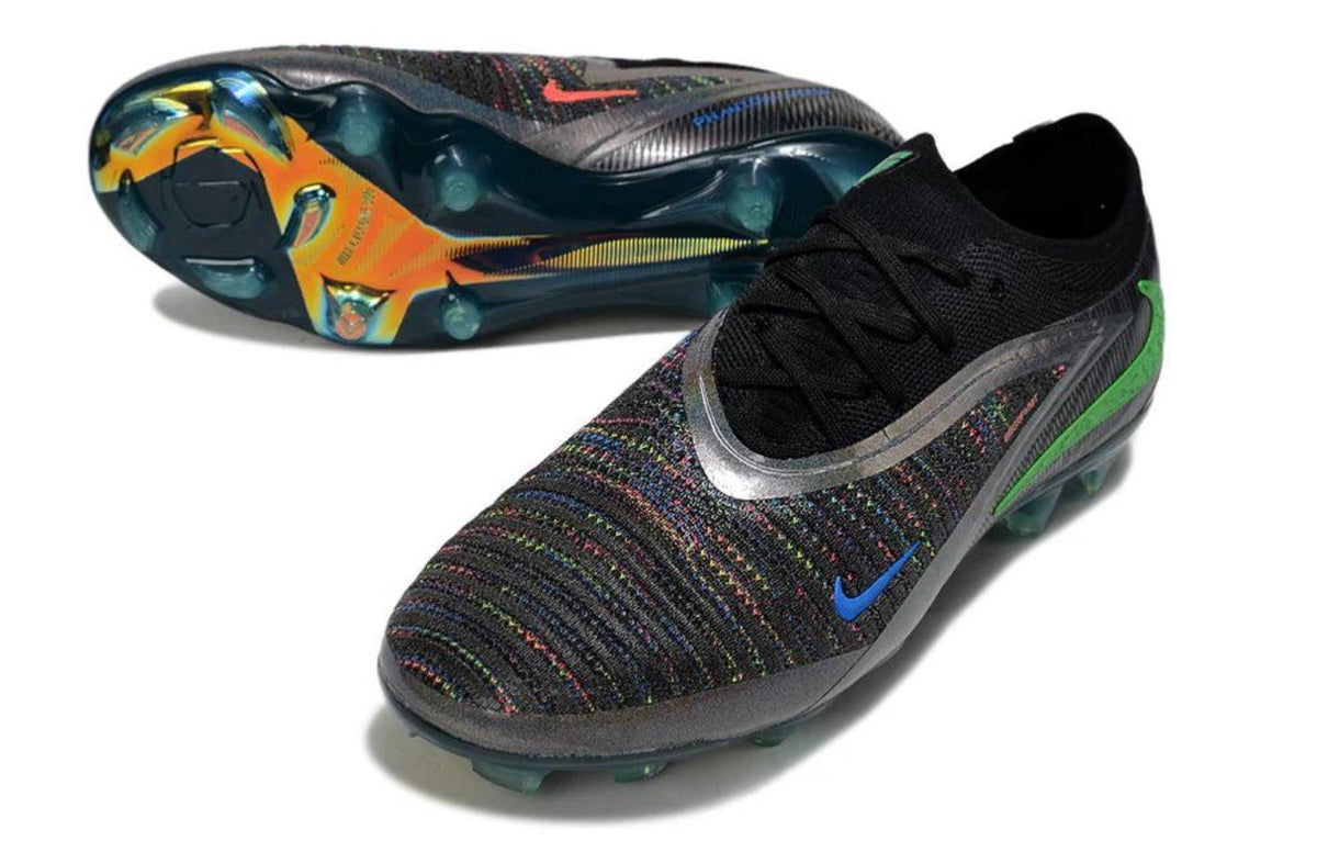 Crampons Phantom 6 Elite Low Cut FG x EA Sports Shadow - Gris/Multicolore