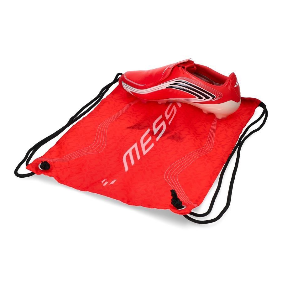 Crampons F50 Messi Elite FG Futbol y Familia - Rouge/Blanc ÉDITION LIMITÉE