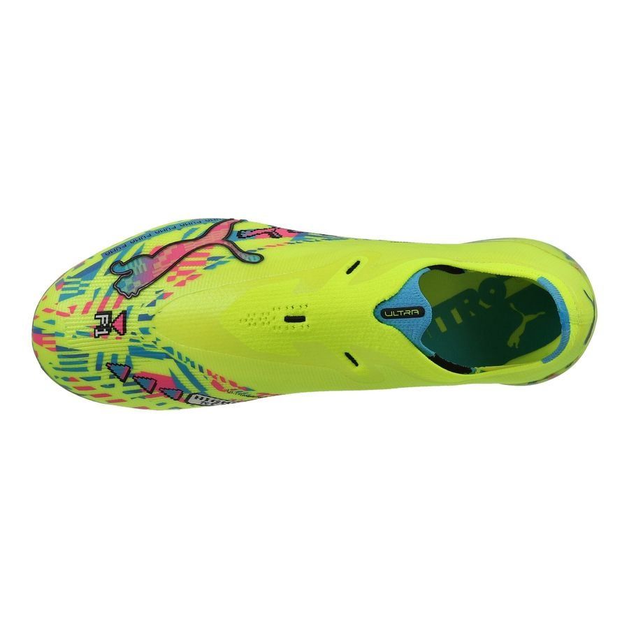 Crampons Ultra Nitro 7 Ultimate Elite Laceless FG Level Up - Jaune ÉDITION LIMITÉE
