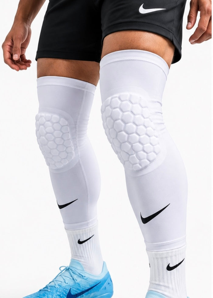 Genouillère longue Nike anti-chocs Blanc
