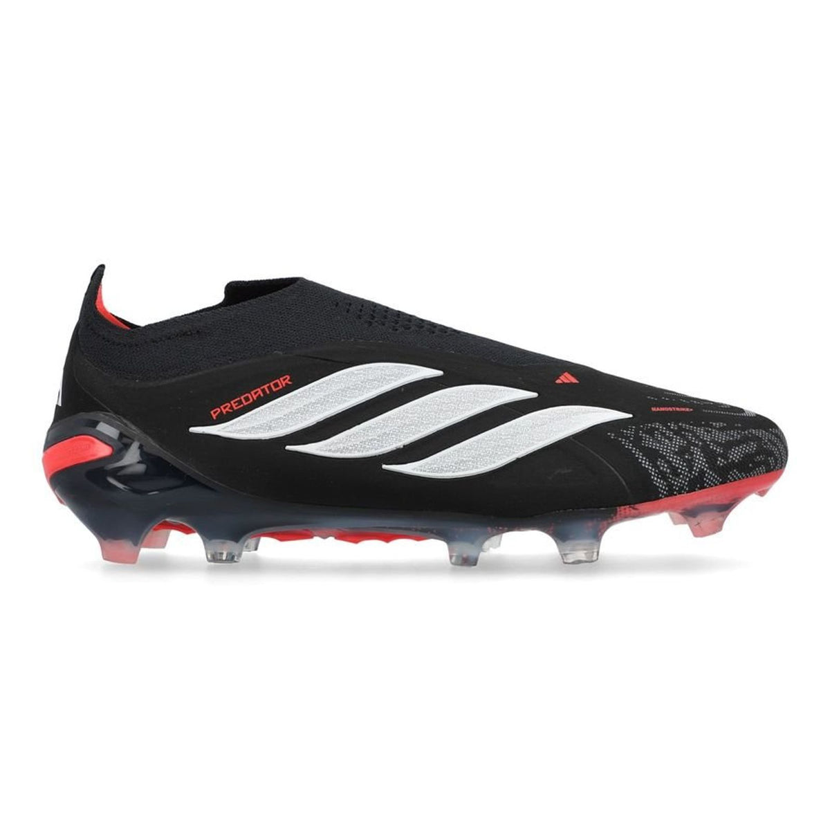 Crampons Predator 26 Elite Laceless FG Immortal DNA - Noir/Blanc/Lucid Red