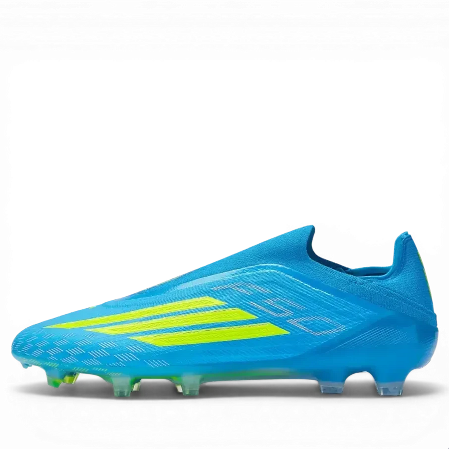 Crampons F50 Laceless Elite FG Ice Cold Precision - Bleu/Jaune