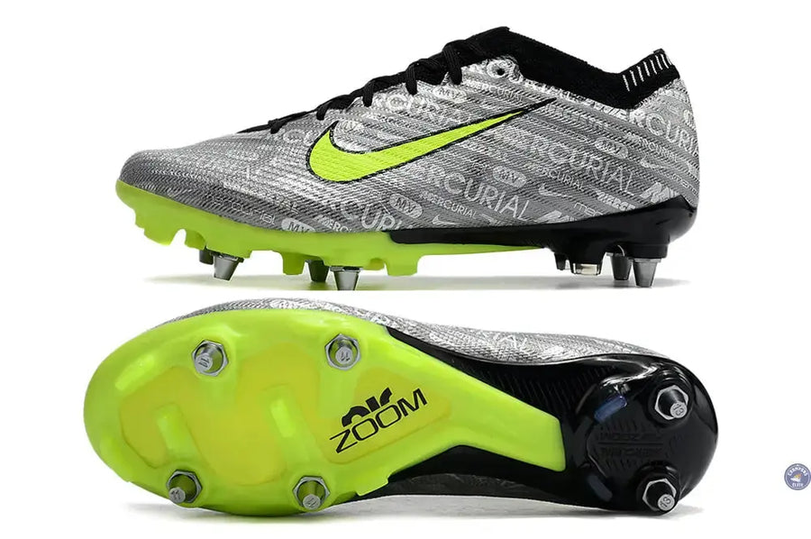 Crampons Air Zoom Mercurial Vapor 15 Anticlog Elite SG XXV - Argenté/Jaune Fluo/Noir