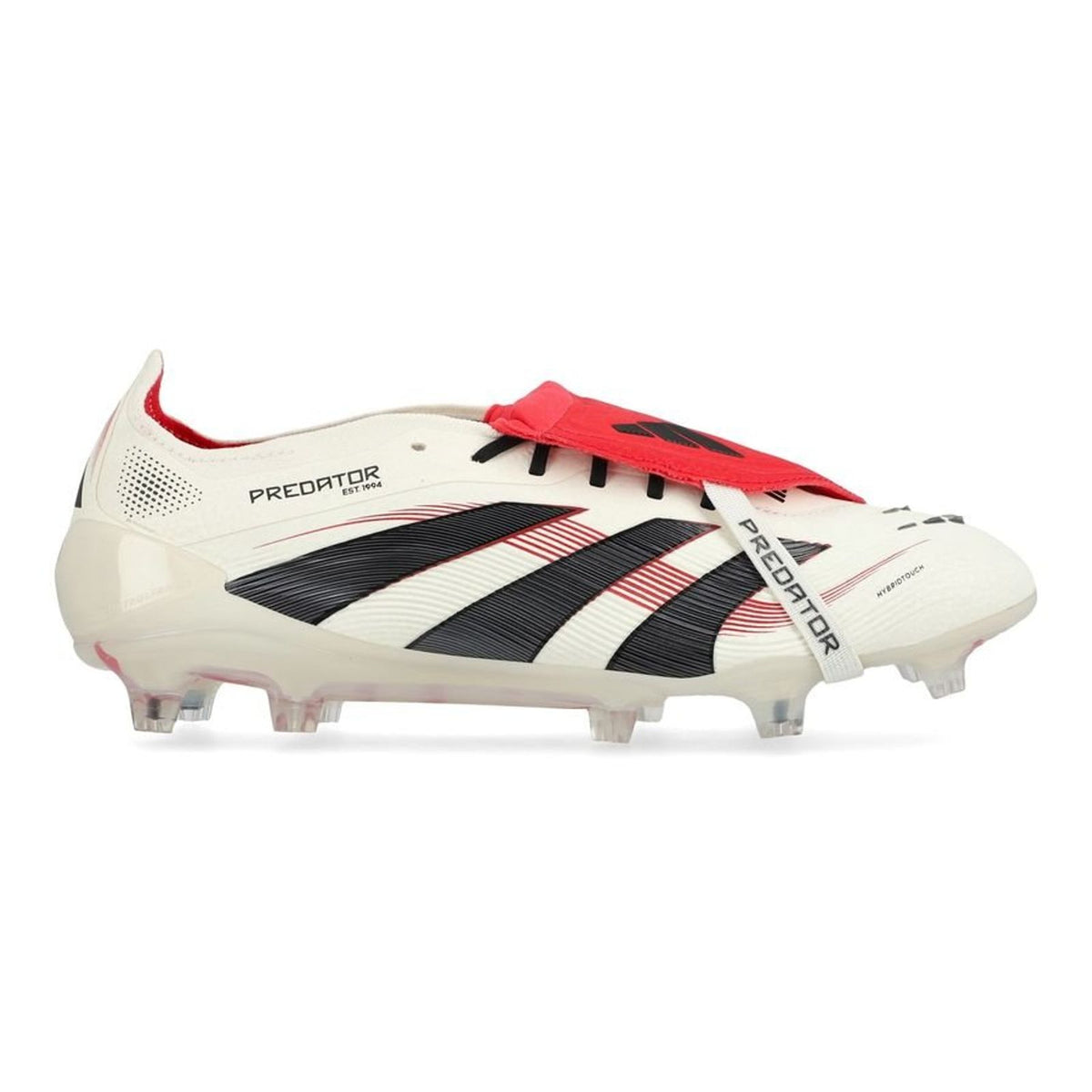 Crampons Predator 25 Elite Fold-over Tongue FG Champagne - Blanc/Noir/Pure Ruby