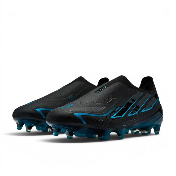 Crampons F50 Hyperfast Elite Laceless FG Immortal DNA - Noir/Lucid Ray Blue