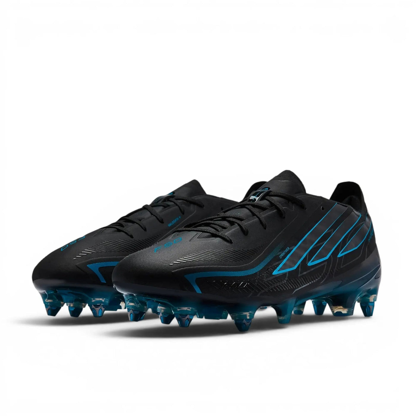 Adidas F50 Hyperfast Elite SG Immortal DNA - Noir/Lucid Ray Blue