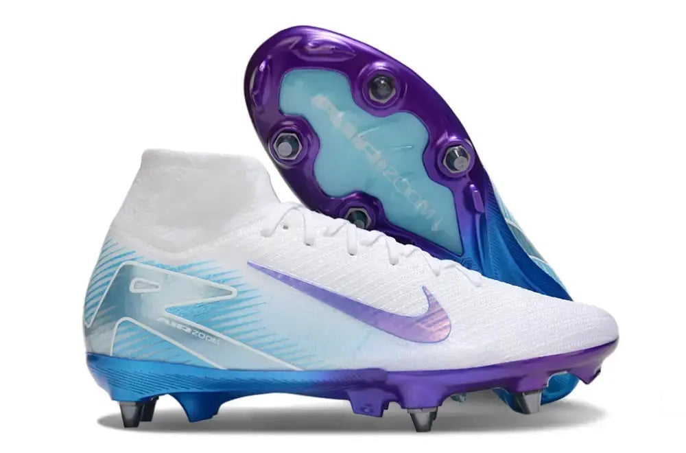 Crampons Air Zoom Mercurial Superfly 10 Elite SG Chromatic - Blanc/Multicolor