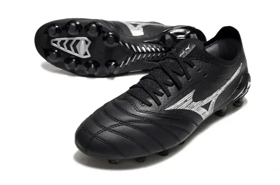 Crampons Morelia Neo 4 Beta Elite FG/AG Unlimited Black - Noir/Argent/Noir