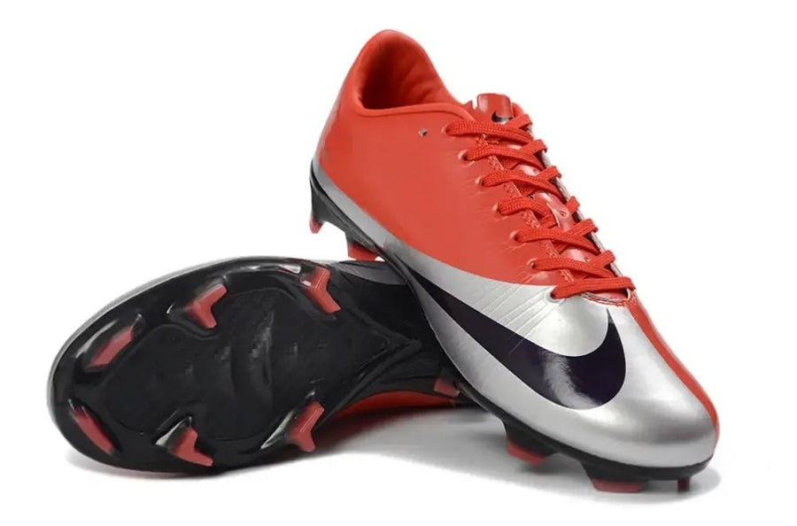 Crampons Mercurial Vapor 5 Superfly Regen Cristiano Elite FG 2009 - Rouge/Noir/Argenté