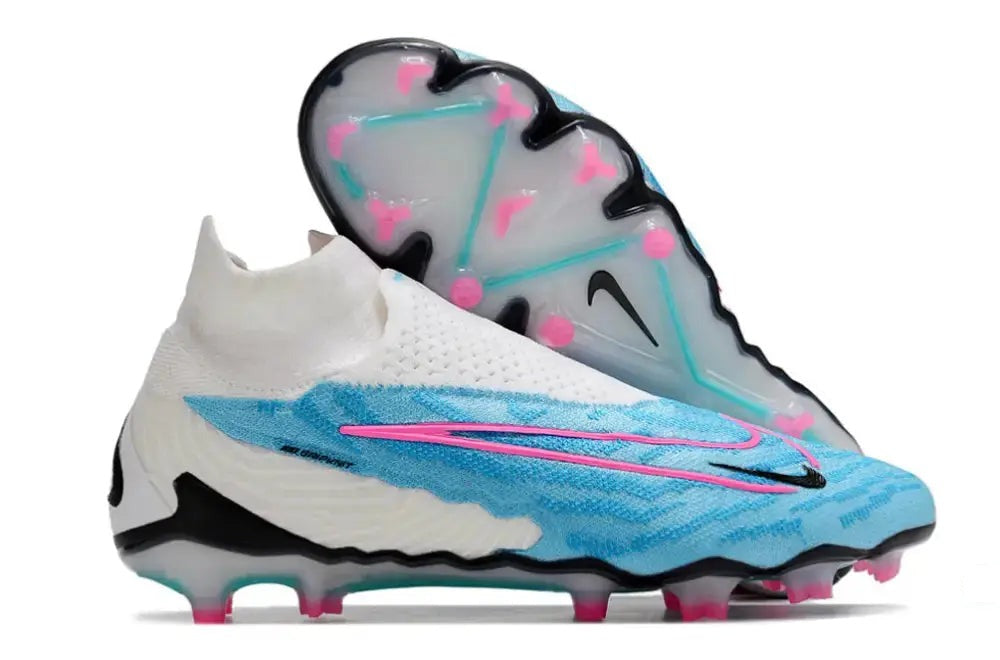 Crampons Phantom GX DF Elite FG Blast - Bleu/Rose/Blanc/Bleu