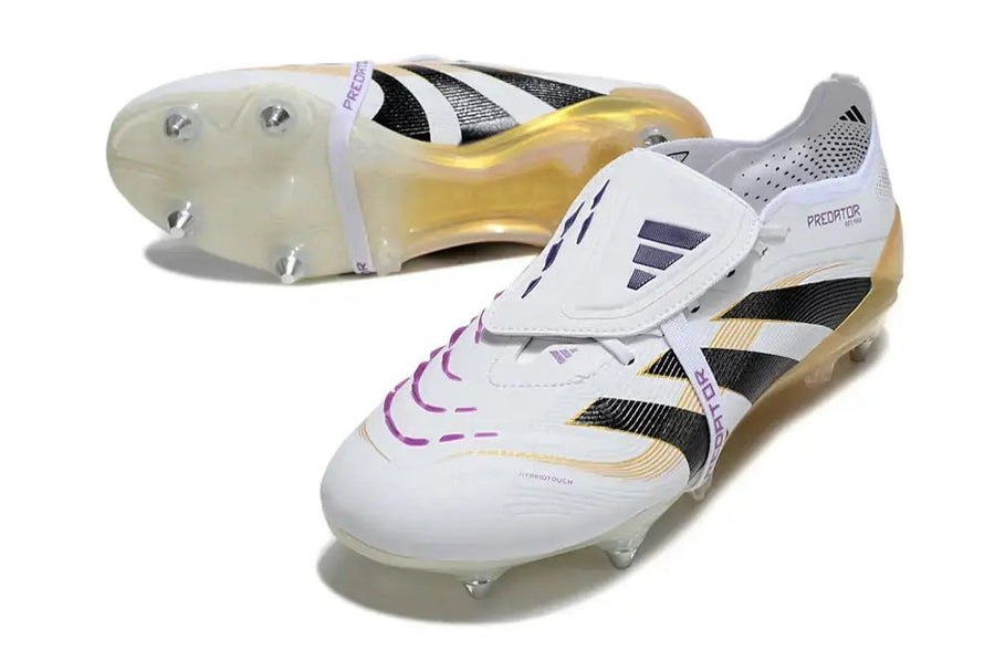 Crampons Predator Elite Fold-over Tongue SG Road to Glory - Blanc/Noir/Doré