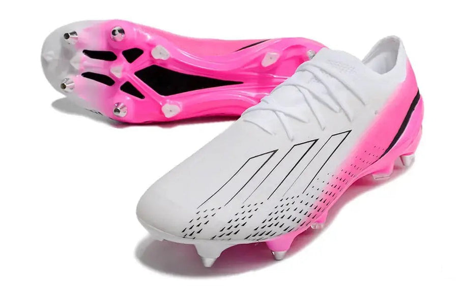 Crampons Speedportal Elite SG - Blanc/Rose/Noir
