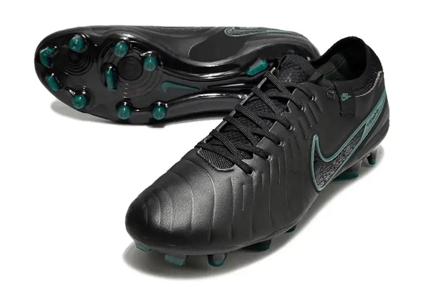 Crampons Tiempo Legend 10 Elite FG Shadow - Noir/Vert