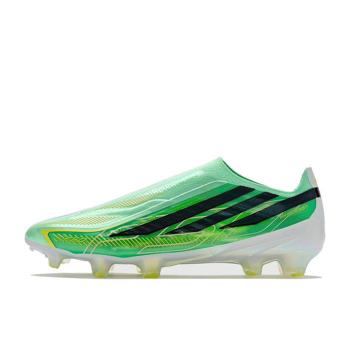 Crampons F50 Hyperfast Elite Laceless FG Final Rush - Vert Menthe/Noir/Jaune