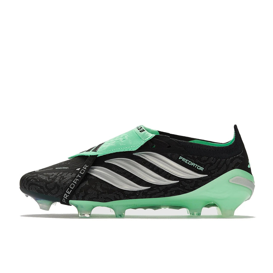 Crampons Predator 26 Elite Fold-over Tongue FG Final Rush - Noir/Argenté/Vert Menthe