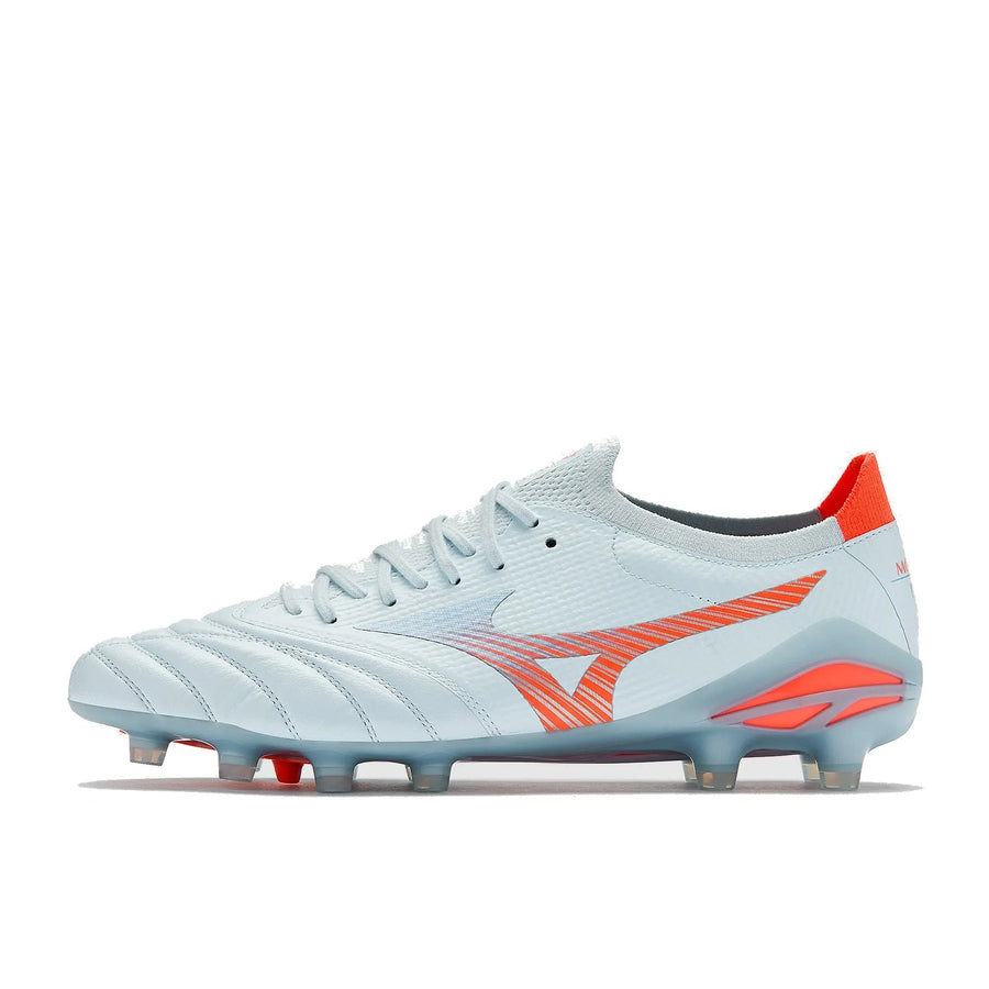 Crampons Morelia Neo 5 Beta Elite FG Serene Spark - Bleu/Bleu Ciel/Orange