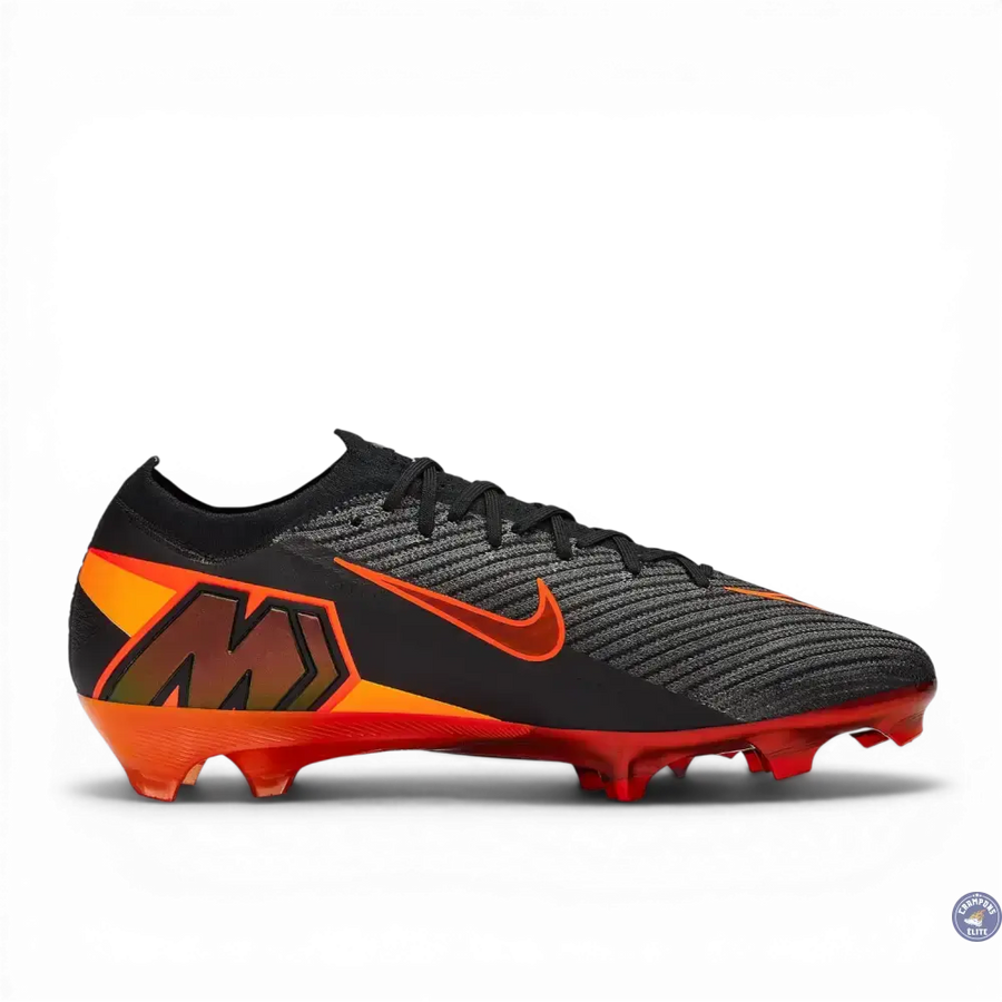 Crampons Vapor 16 Elite FG Heat Up - Noir/Orange