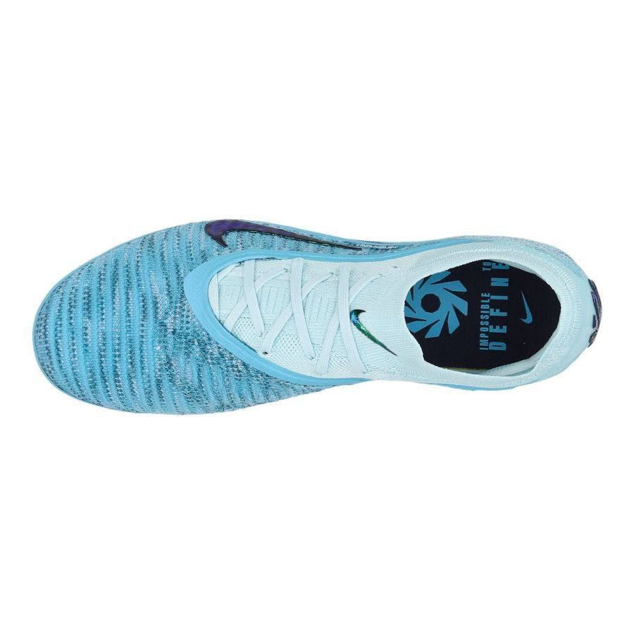 Crampons Phantom 6 Elite Low Cut AG Erling Haaland Chapter 5 - Bleu Baltique/Glacier