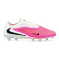 Crampons Phantom 6 Elite Low Cut AG - Breakout Rose/Blanc/Noir