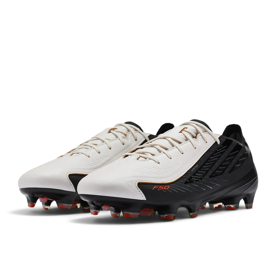 Crampons F50 Hyperfast Elite FG L-Tech - Argenté/Noir/Solar Orange