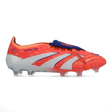 Crampons Predator Elite Fold-over Tongue FG Coral Blaze - Coral/Blanc/Orange – vue 1