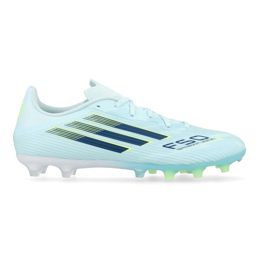 Crampons F50 Sparkfusion League Low Cut Laceless Elite FG Ice Cold Precision - Bleu/Dune Pearl/Jaune