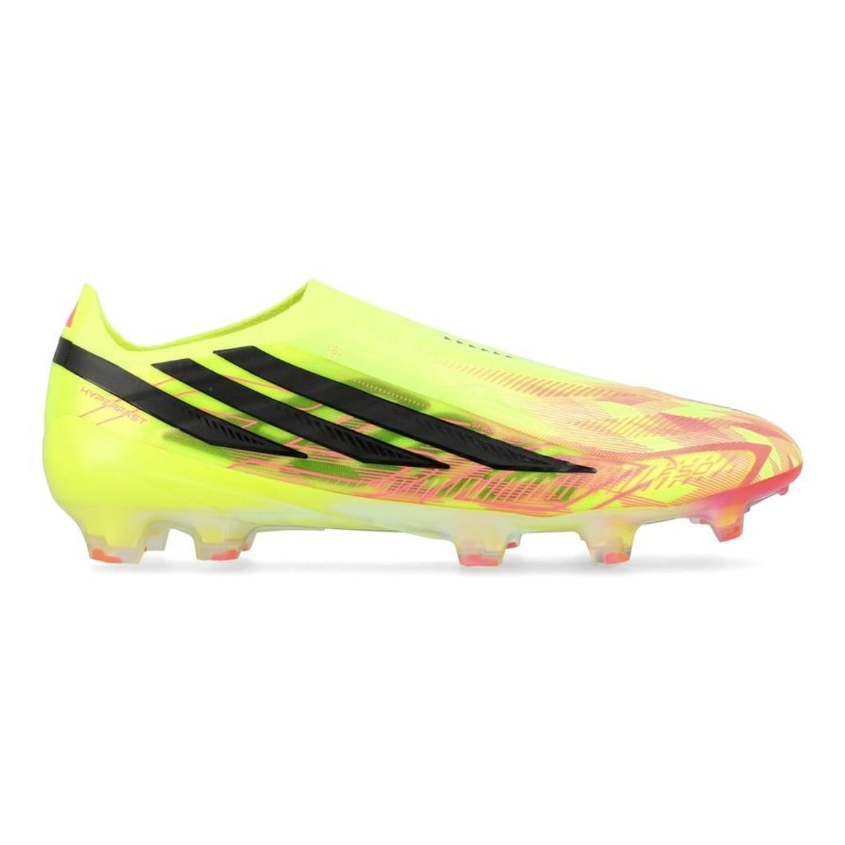 Crampons F50 Hyperfast Elite Laceless FG Too Light - Jaune/Noir/Solar Turquoise ÉDITION LIMITÉE