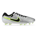 Crampons Tiempo Legend 10 Elite FG Mad Voltage - Argenté/Noir/Jaune Fluo