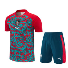 Ensemble Training Portugal Camouflage Vert Rouge 2026/2027