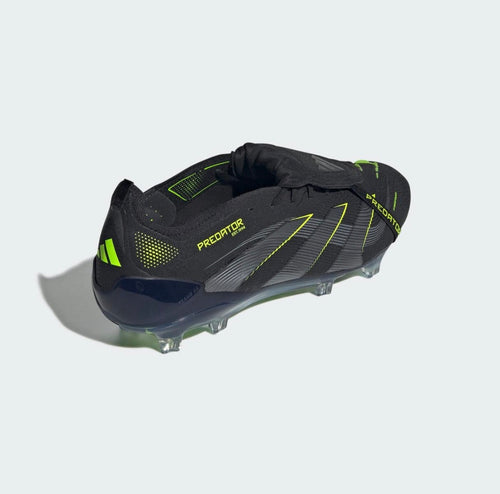 Adidas Predator Tongue FG - Noir/Vert Equipment