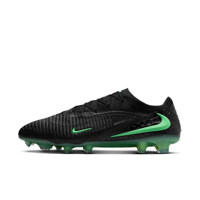 Crampons Phantom 6 Elite Low FG Shadow - Noir/Illusion Green