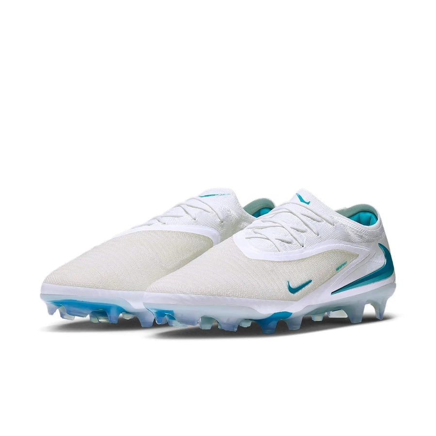 Crampons Phantom 6 Elite Low FG Bright Lights - Blanc/Dusty Cactus