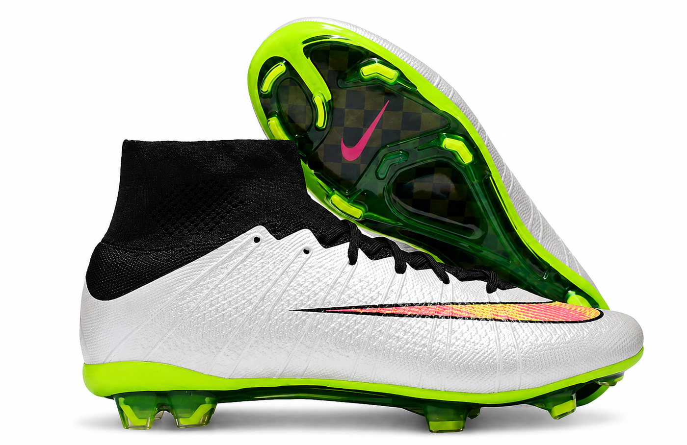 Mercurial Superfly 4 FG Gris/Vert/Orange