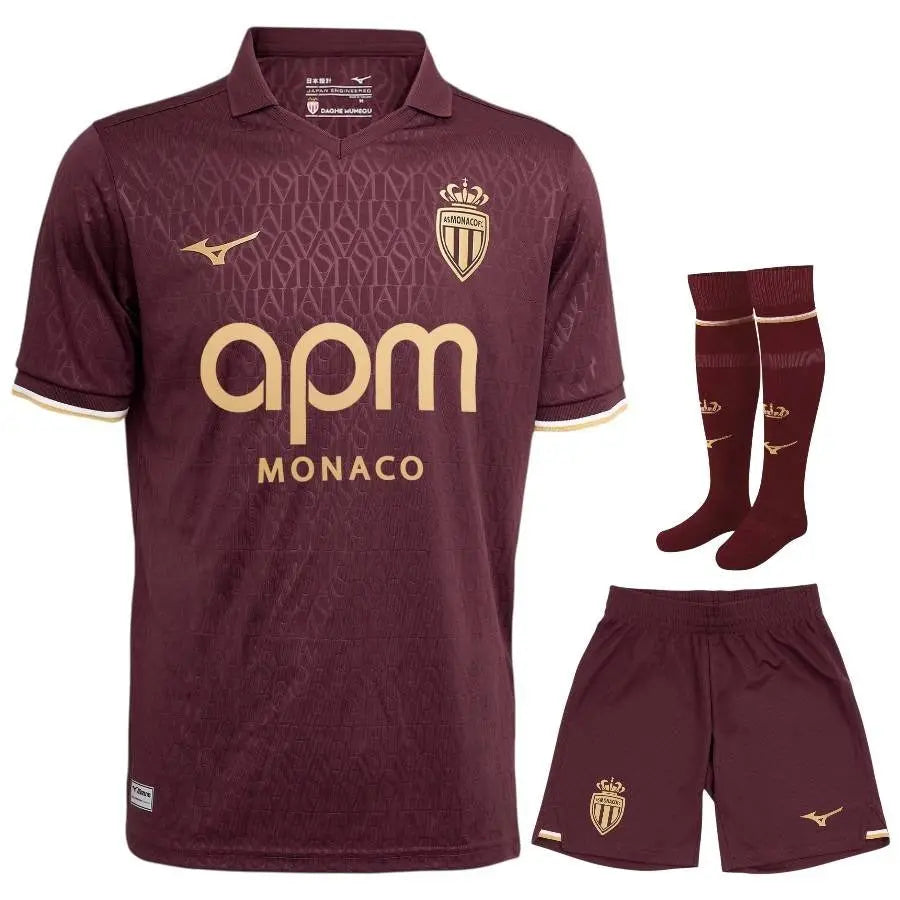 Kit Enfant AS Monaco Extérieur 2026/2027