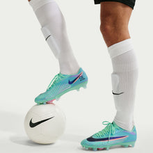 Crampons Air Zoom Mercurial Superfly 11 Elite FG Sam Kerr - Vert Glow/Fuchsia/Bleu Lagon – vue 12
