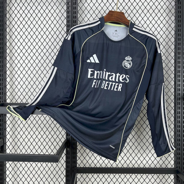 Maillot Real Madrid Extérieur 2025/2026 Manches Longues